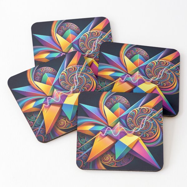 Item preview, Abstract Geometric Motion with Color Layers and Modern Expressive Energy designed and sold by FotoworldEdel.
