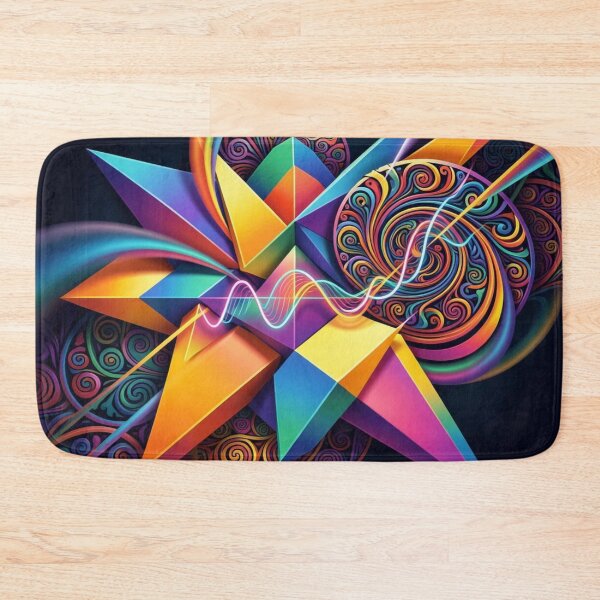 Item preview, Abstract Geometric Motion with Color Layers and Modern Expressive Energy designed and sold by FotoworldEdel.