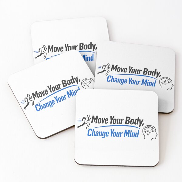 Item preview, Move Your Body Change Your Mind Design designed and sold by FunFitLife Studio.
