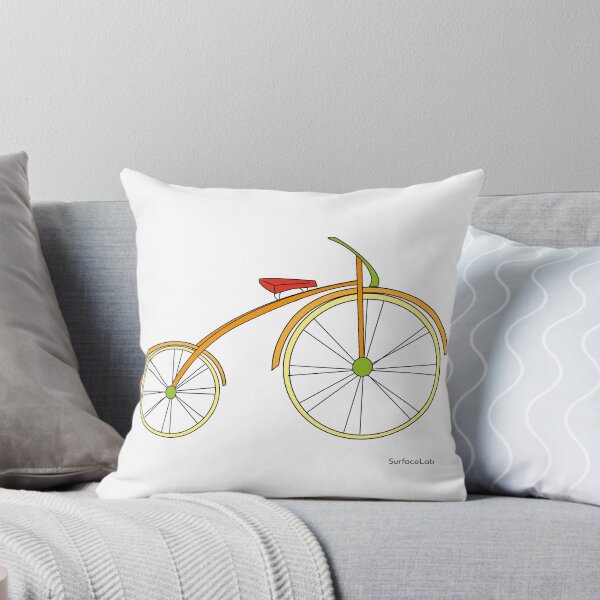 Artikelvorschau, Minimalistisches oranges Fahrrad – Skandinavisches modernes Dekor entworfen und verkauft von SurfaceLab.