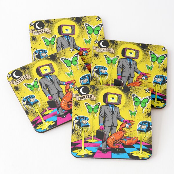 Item preview, TV Head Businessman Surreal - Absurdist Pop Art designed and sold by PictorialWhimsy.