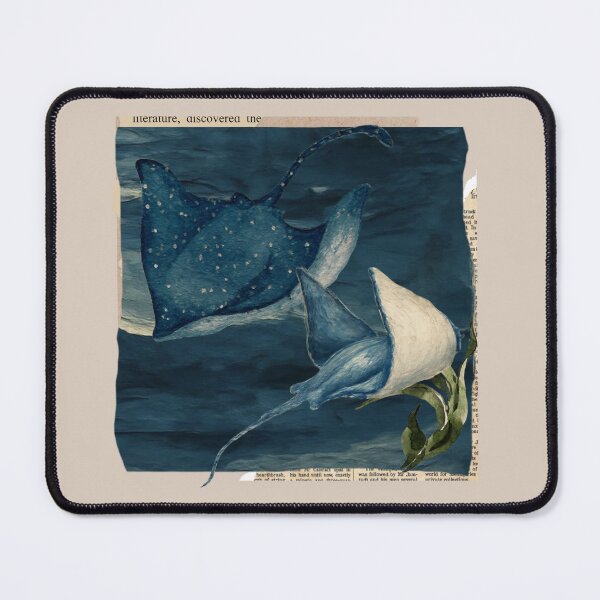 Item preview, Manta Ray Oil Painting designed and sold by Mad March Hares.