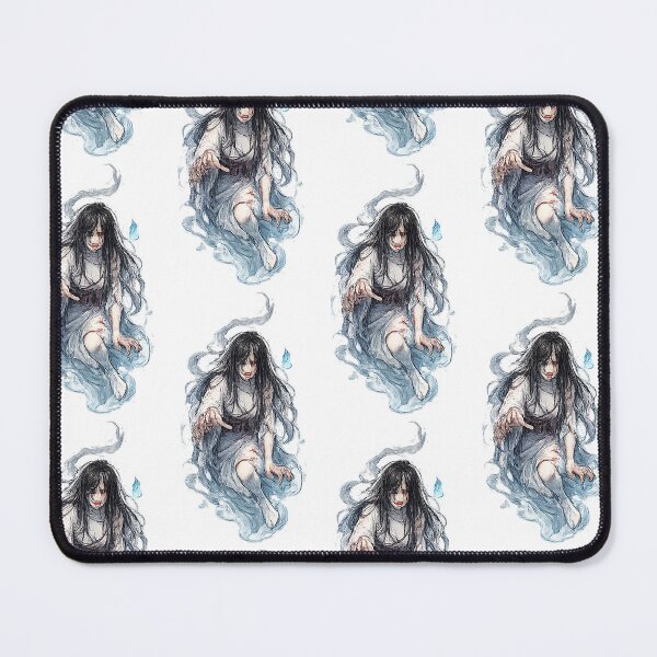 Item preview, Japanese Onryō Vengeful Spirit – Dark Ghost Woman Illustration designed and sold by Kallandra.