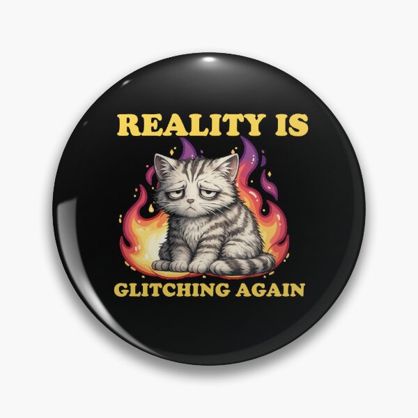 Item preview, Glitching Reality Cat T-Shirt designed and sold by M.Store.
