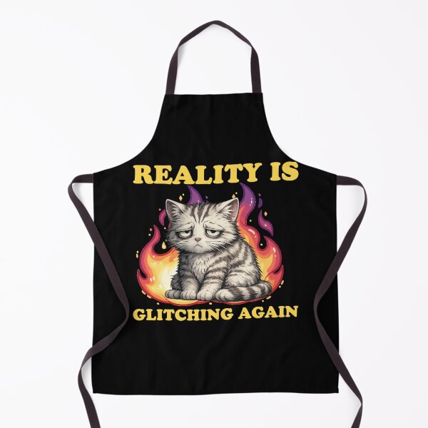 Item preview, Glitching Reality Cat T-Shirt designed and sold by M.Store.