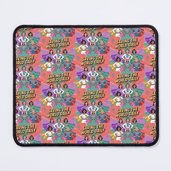 Item preview, Happy International Women's Day Superheroines – Saving the World Daily Unofficial Fan Art designed and sold by Midnight Veil Designs.