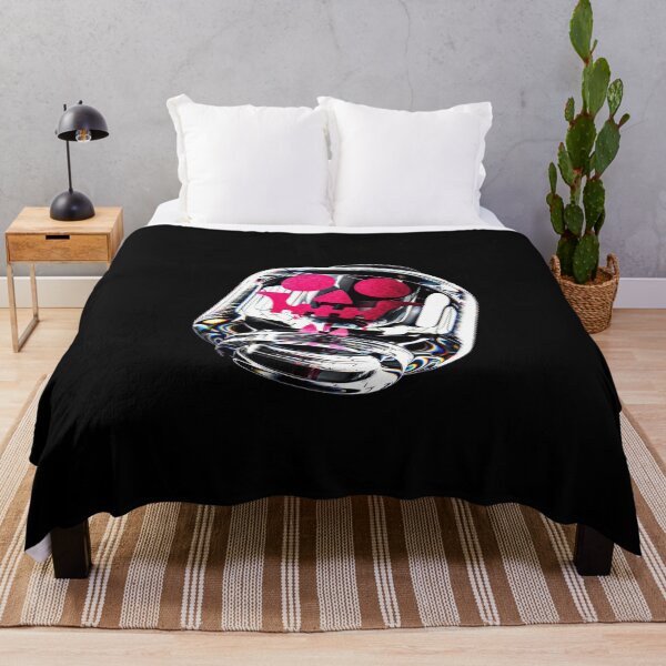 Item preview, Liquid Glass Skull — Neon Pink 3D Aesthetic designed and sold by CHROMA NOIR.