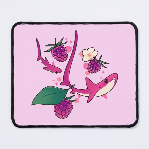 Item preview, Aesthetic Raspberry Sharks designed and sold by SilAchan.