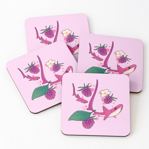 Item preview, Aesthetic Raspberry Sharks designed and sold by SilAchan.