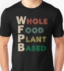 WFPB Whole Food Plant Based Retro Design Unisex T-Shirt