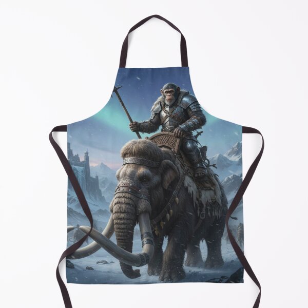 Item preview, Ape Warrior riding Wooly Mammoth designed and sold by ArtofDissent.