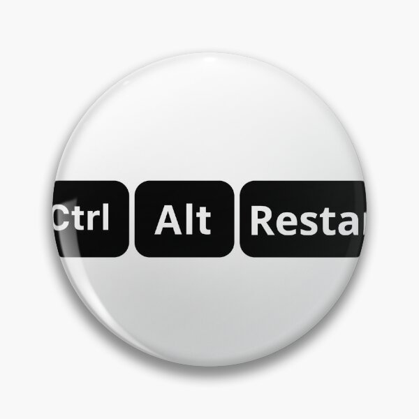 Item preview, Ctrl Alt Restart-Minimalist keyboard Keys Design designed and sold by DomKo10.