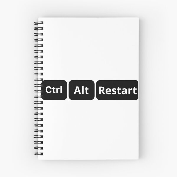 Item preview, Ctrl Alt Restart-Minimalist keyboard Keys Design designed and sold by DomKo10.