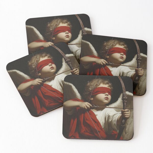 Item preview, Blindfolded Cherub Archer In Red Drapery designed and sold by Adronia.