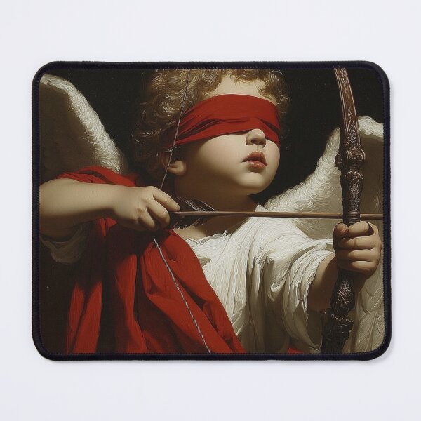 Item preview, Blindfolded Cherub Archer In Red Drapery designed and sold by Adronia.