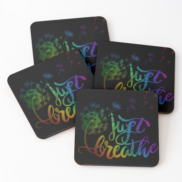 Item preview, Just breathe | dandelion | love is love | pride |  colors of the rainbow designed and sold by hollycooper.