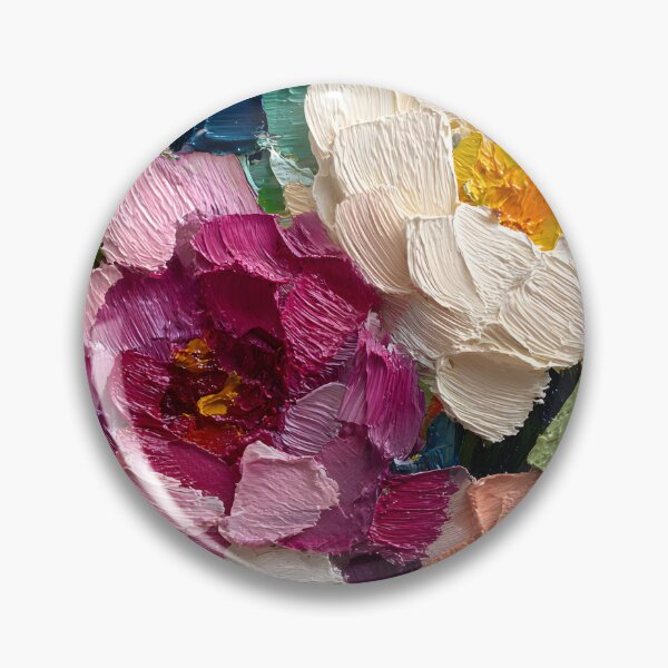 Item preview, Vibrant Peonies – Abstract Floral Artwork designed and sold by daila70.