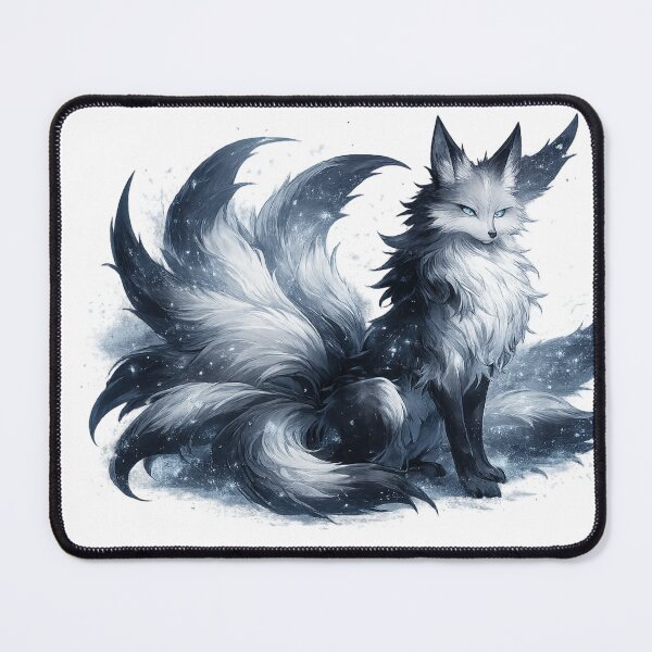 Item preview, Mystical Renard Nine Tailed Fox Illustration designed and sold by THE JIZU SHOP.