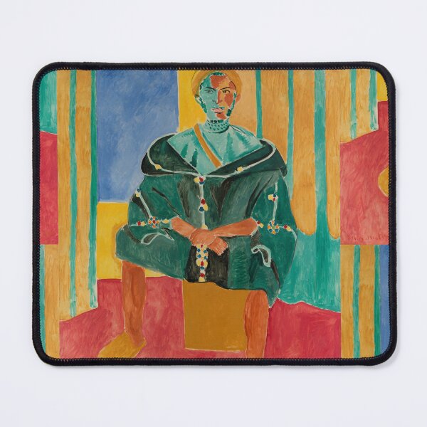 Item preview, Seated Riffian Le Rifain Assis by Henri Matisse: Fauvist Color Portrait designed and sold by artofuniverse.