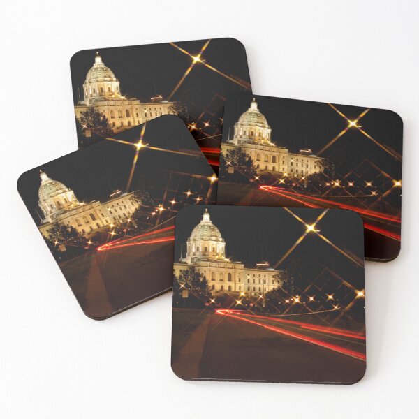 Item preview, Minnesota State Capitol at night designed and sold by WeatherShot.