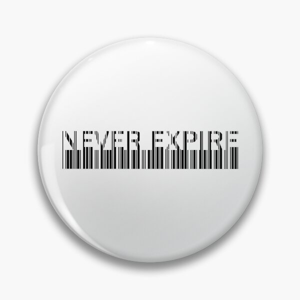 Item preview, Never Expire - Cyberpunk Barcode Minimalist designed and sold by XIOMOS.