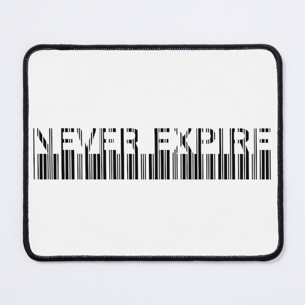 Item preview, Never Expire - Cyberpunk Barcode Minimalist designed and sold by XIOMOS.