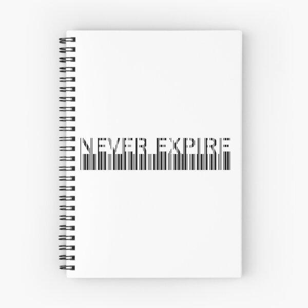 Item preview, Never Expire - Cyberpunk Barcode Minimalist designed and sold by XIOMOS.