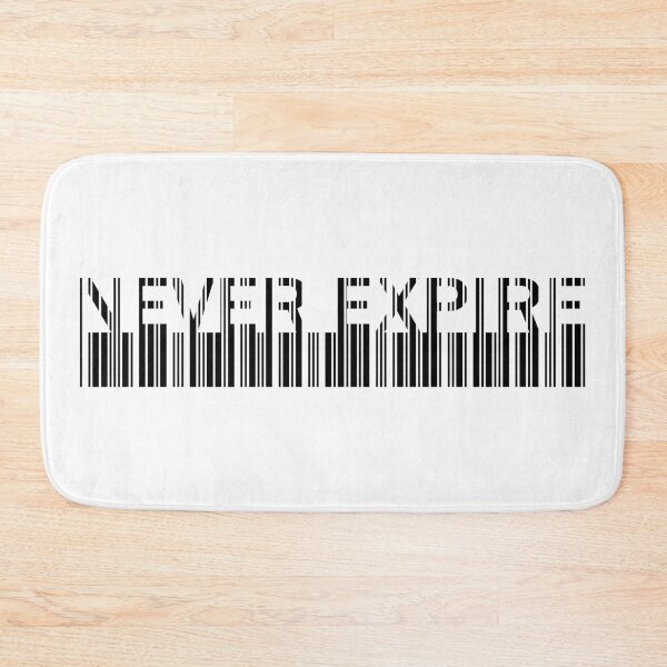 Item preview, Never Expire - Cyberpunk Barcode Minimalist designed and sold by XIOMOS.