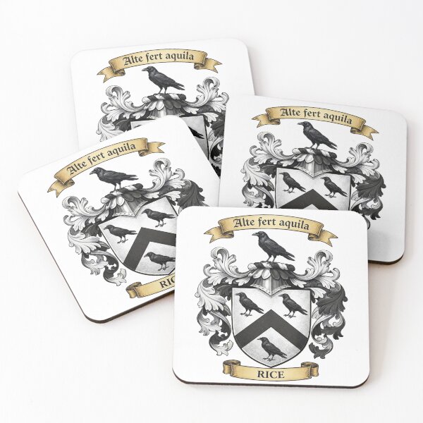 Item preview, The Rice Family Coat of Arms designed and sold by BagTown Clans.