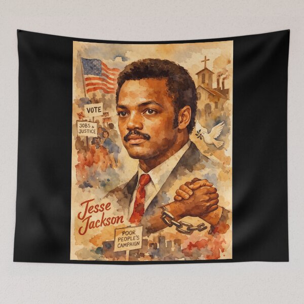 Item preview, Jesse Jackson Civil Rights Legend designed and sold by Sarcastic designs.