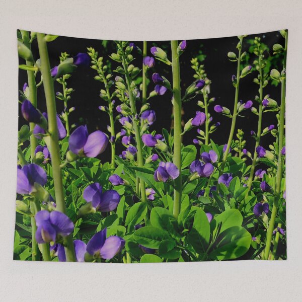 Item preview, Purple flowers, purple floral, baptisia Australia’s, blue wild indigo floral, periwinkle very peri flowers,  purple sweet peas designed and sold by hollycooper.