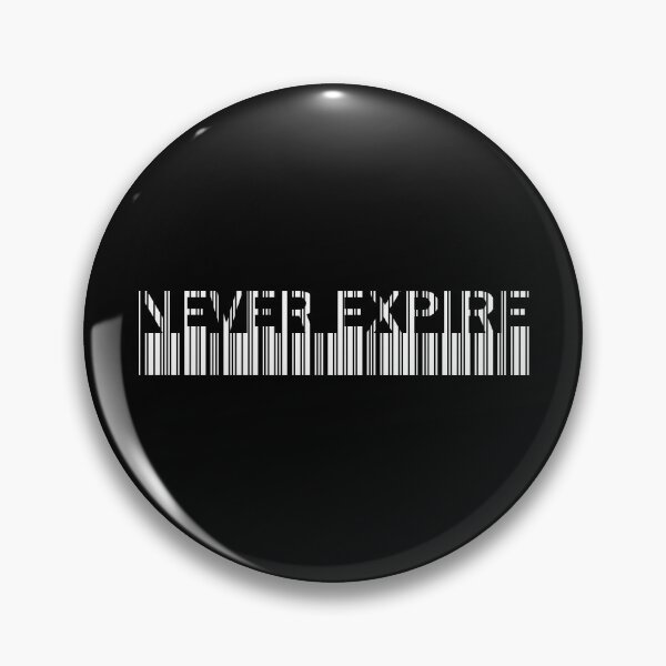 Item preview, Never Expire - Cyberpunk Barcode Minimalist designed and sold by XIOMOS.