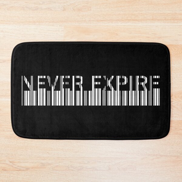 Item preview, Never Expire - Cyberpunk Barcode Minimalist designed and sold by XIOMOS.