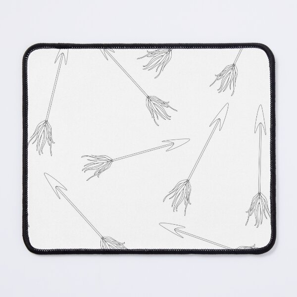 Item preview, Black & White - Whimsical Botanical Arrows - RAW AOP (Large)  designed and sold by SurfaceLab.