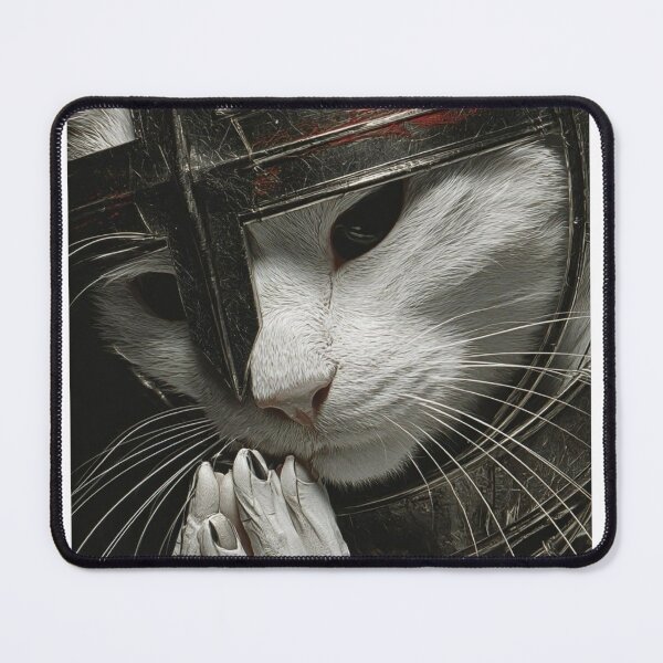 Item preview, Armored Cat In Quiet Prayer designed and sold by Adronia.