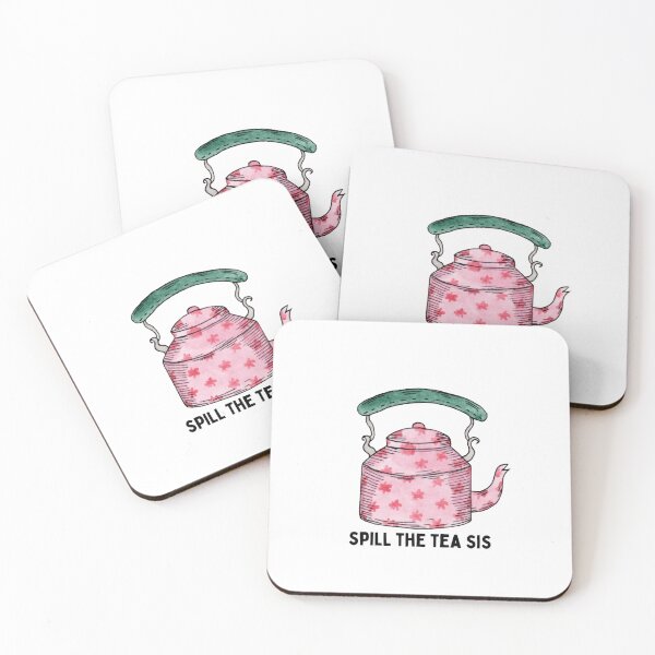 Item preview, Spill the tea sis meme sticker designed and sold by drinkwaterandbehappy.