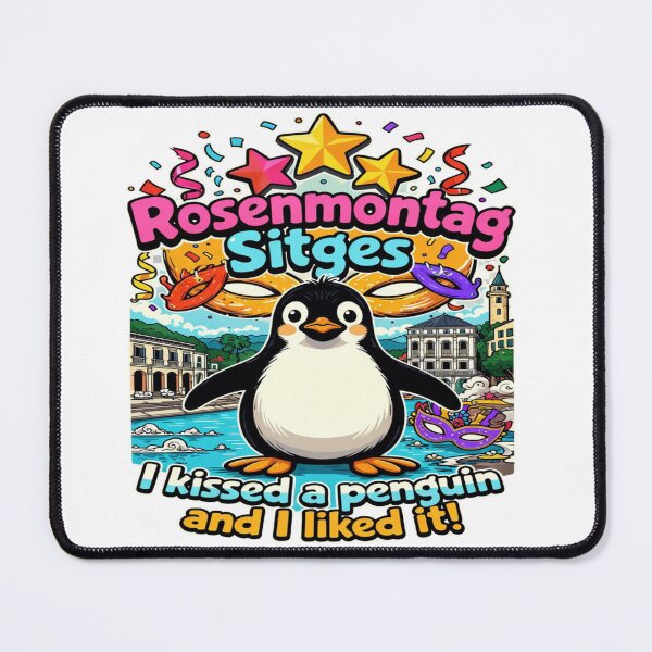 Item preview, Rosenmontag Sitges Penguin T-Shirt – I Kissed a Penguin and I Liked It | Funny Carnival Festival Spain Design designed and sold by Sushikidsntoddlers.