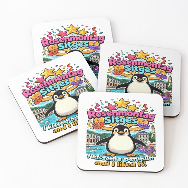 Item preview, Rosenmontag Sitges Penguin T-Shirt – I Kissed a Penguin and I Liked It | Funny Carnival Festival Spain Design designed and sold by Sushikidsntoddlers.