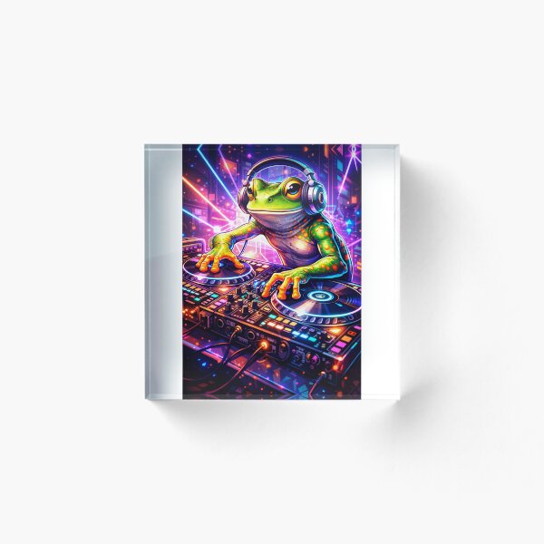 Item preview, Cosmic DJ Frog designed and sold by MASC25.