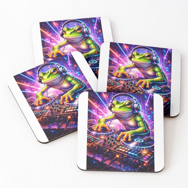 Item preview, Cosmic DJ Frog designed and sold by MASC25.