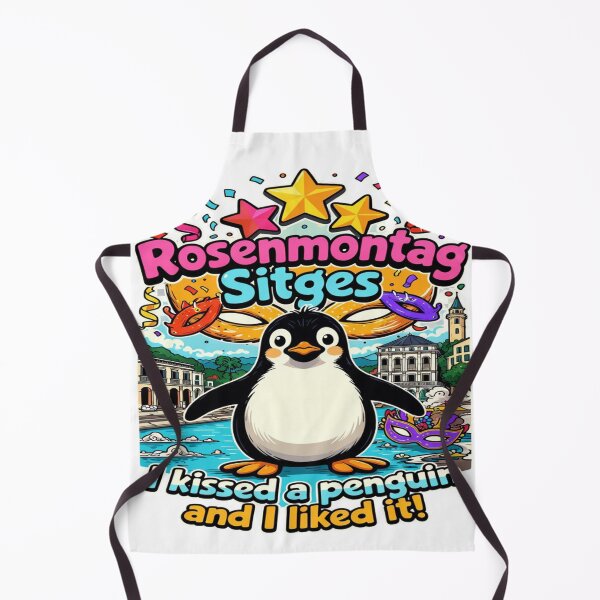 Item preview, Rosenmontag Sitges Penguin T-Shirt – I Kissed a Penguin and I Liked It | Funny Carnival Festival Spain Design designed and sold by Sushikidsntoddlers.