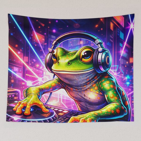 Item preview, Cosmic DJ Frog designed and sold by MASC25.