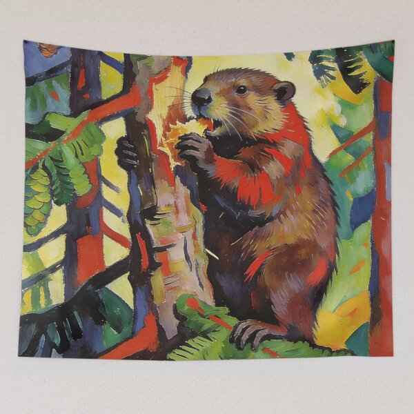 Item preview, Beaver Chewing a Tree designed and sold by M-Y-A-R-T-.