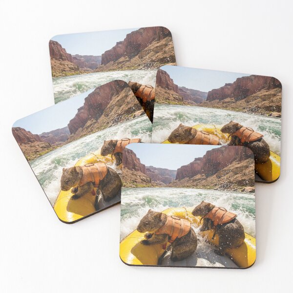Item preview, Wombats Run the Rapids on the Colorado River designed and sold by Tridentulus.