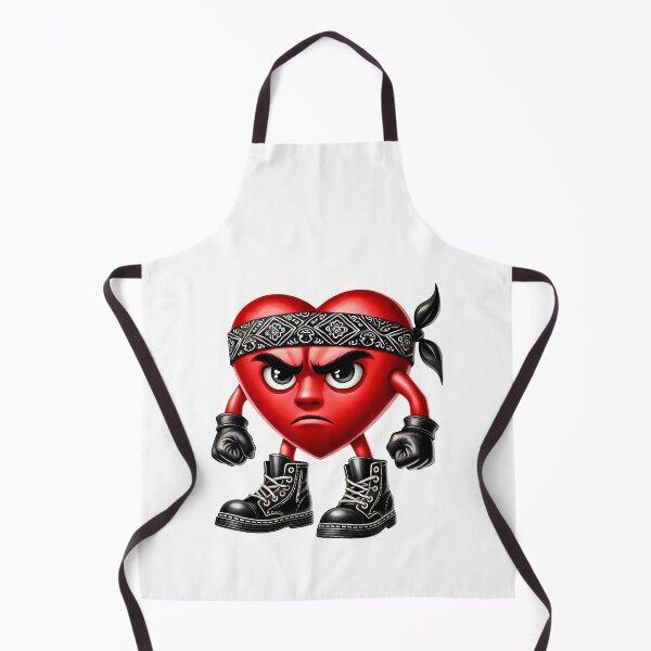 Item preview, Tough Love Valentine Gangster Heart - Cute Street Style & Romantic Hood Art designed and sold by FuzionRaptor.