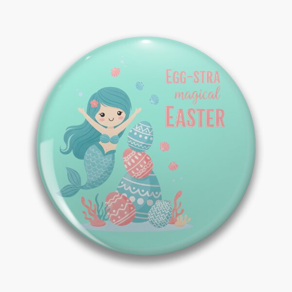 Item preview, Egg-stra Magical Easter – Mermaid Easter Illustration designed and sold by Sea Gem.