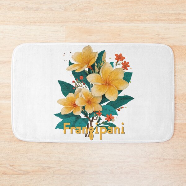Item preview, Frangipani – Tropical Bloom Illustration designed and sold by ForeverPrintsOK.