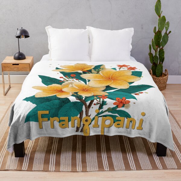 Item preview, Frangipani – Tropical Bloom Illustration designed and sold by ForeverPrintsOK.