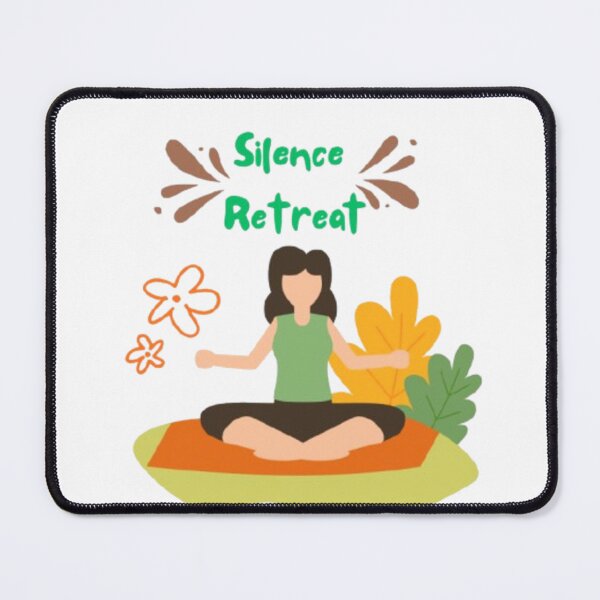 Item preview, Silence Retreat 2026 – Mindfulness Minimalist Design | Calm Meditation Wellness Tee for Inner Peace designed and sold by Ditstyle.