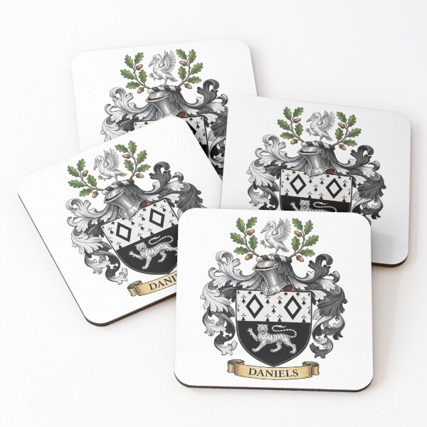 Item preview, The Daniels Family Coat of Arms designed and sold by BagTown Clans.